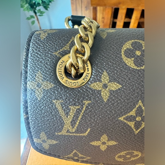 Louis Vuitton Passy Shoulder Bag Brown Canvas Coated Monogram - Picture 2 of 11